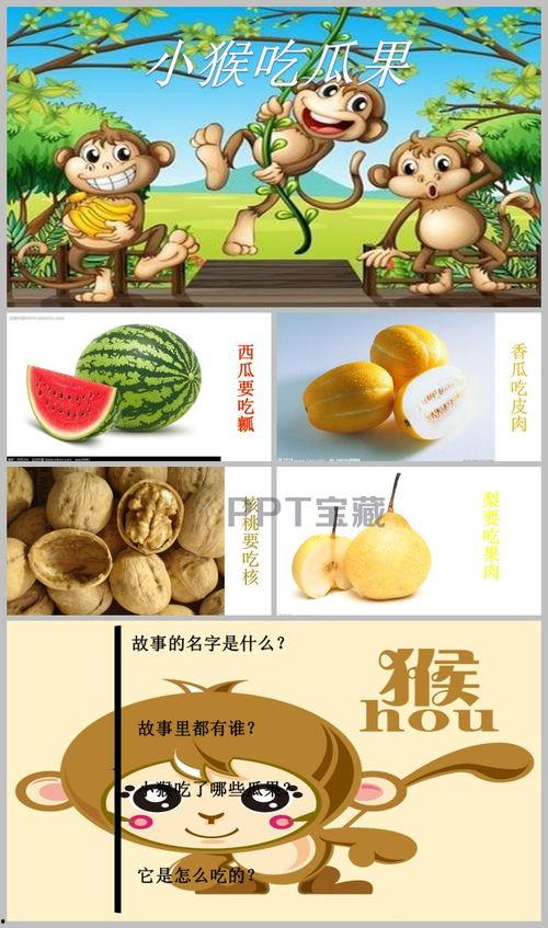 小猴吃瓜动画,欢乐田园趣事多