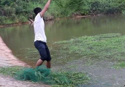 农村吃瓜喂鱼